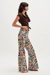 Wrangler High-Rise Printed Flare Jeans