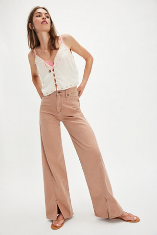 Wrangler Spat Loose Jeans at Free People in Light Wash, Size: 29