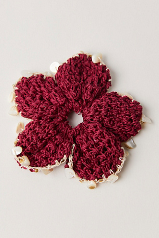 Bella Flower Scrunchie