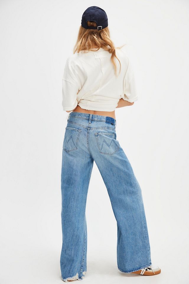 MOTHER The Ditcher Roller Sneak Jeans | Free People