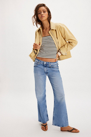MOTHER Les Jeans Flood Bookie en Sow Surl, pour femme taille: 26 chez Free People