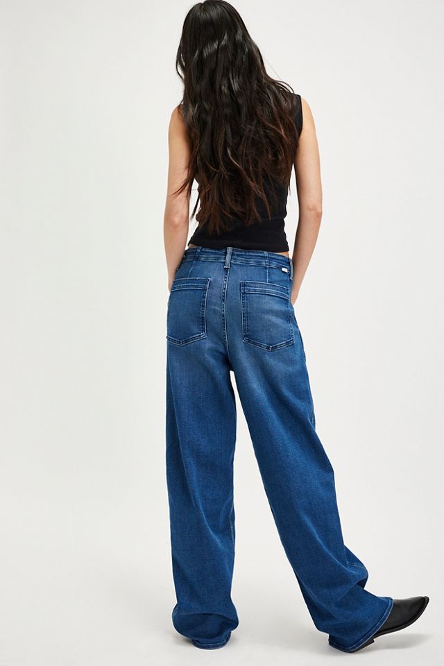 MOTHER Les Jeans Zip Sneak Major #1