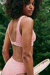 Rhythm Cove Stripe Tall Tri Bikini Top