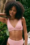 Rhythm Cove Stripe Tall Tri Bikini Top