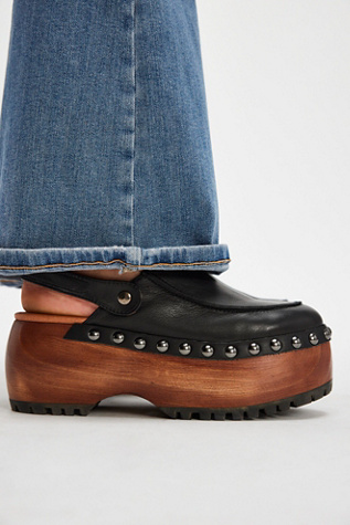 Everette Platform Clogs by FP Collection at Free People in Black, Size: US 9