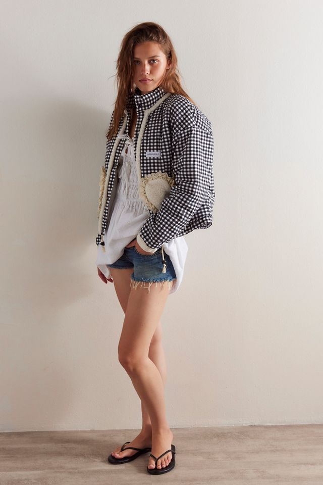 A/ASUNSOLO Gingham Heart Jacket #2