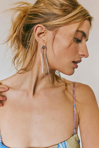 Riley Dangle Earrings At Free People In Silver