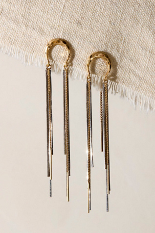 Riley Dangle Earrings At Free People In Mixed Fringe