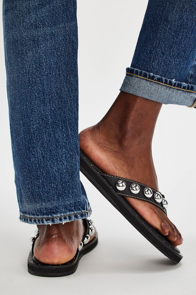 Perth Studded Thong Sandals