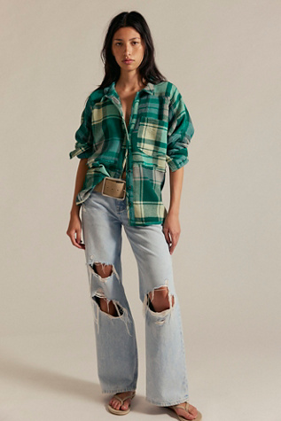 We The Free Cozy Plaid Shirt