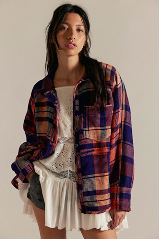We The Free Cozy In Plaid Shirt product page