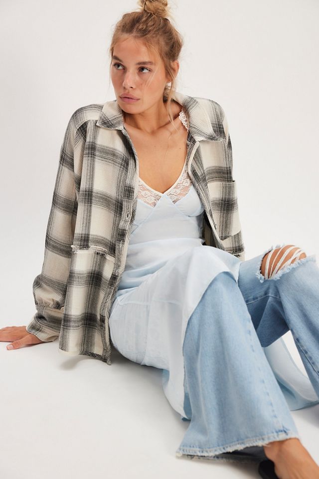 We The Free Cozy In Plaid Shirt #4