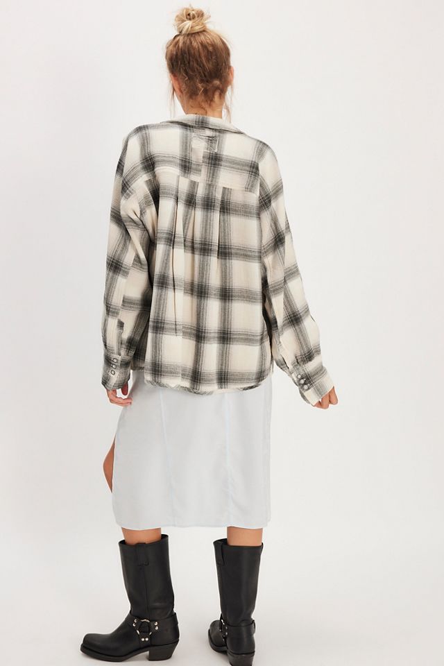 We The Free Cozy In Plaid Shirt #5