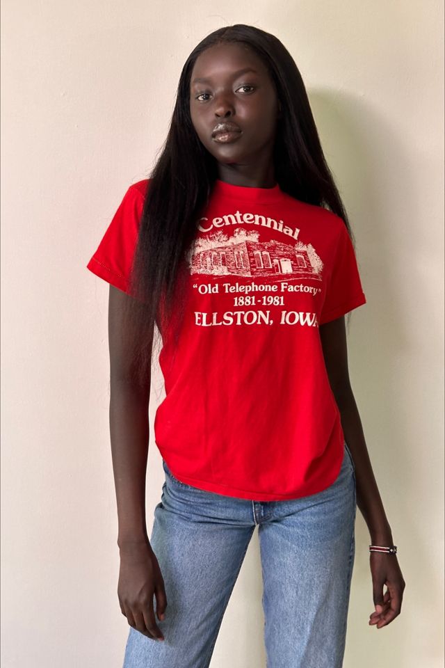 Vintage 1980's Ellston, Iowa T-shirt Selected By Afterlife Boutique #2