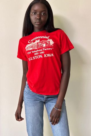 Vintage 1980's Ellston, Iowa T-shirt Selected By Afterlife Boutique