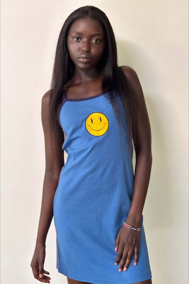 Vintage 1990's Smiley Embroidered Mini Dress Selected By Afterlife Boutique #1