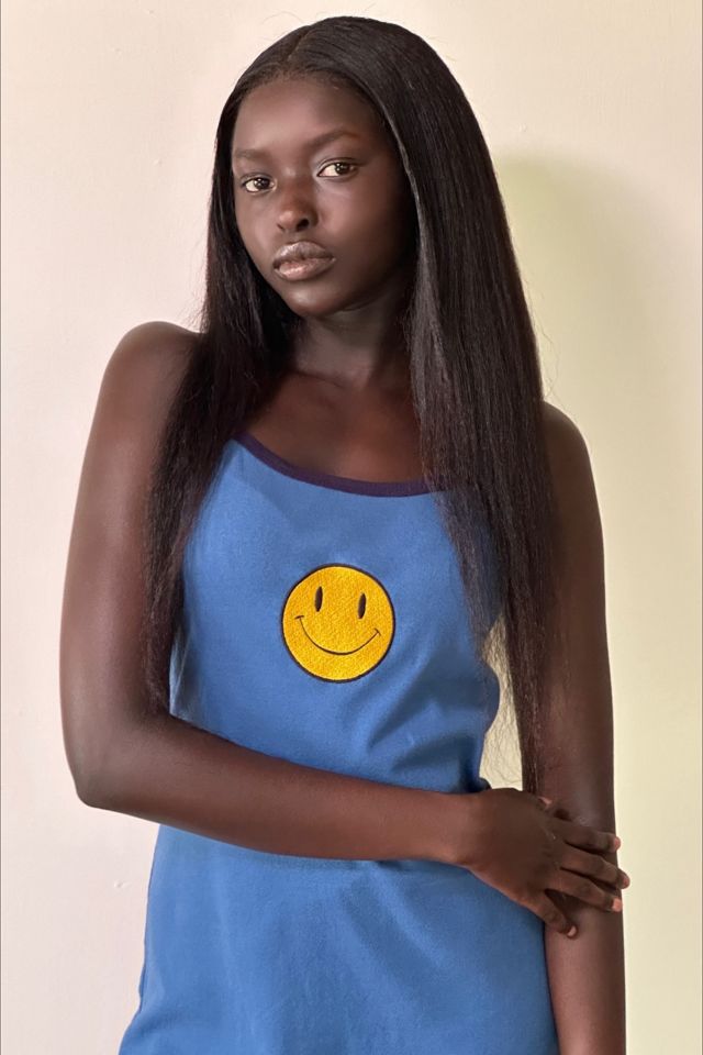 Vintage 1990's Smiley Embroidered Mini Dress Selected By Afterlife Boutique #2