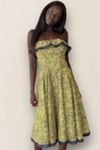 Vintage 1950's Paisley Eyelet Dress Selected By Afterlife Boutique