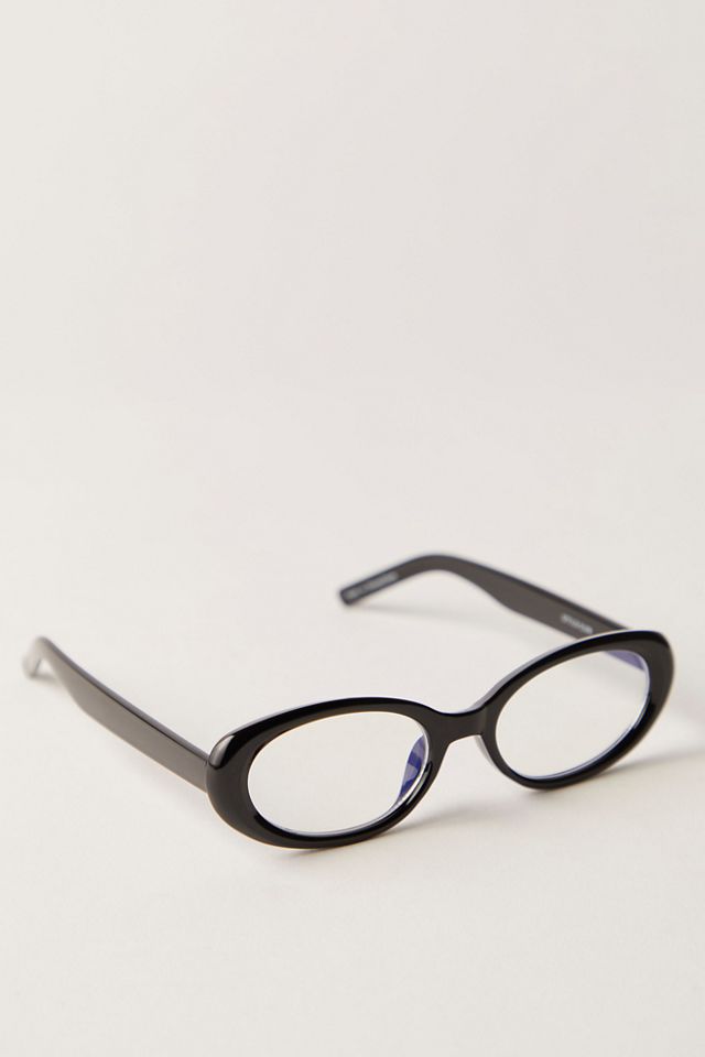 Pam Oval Blue Light Oversized Readers #2