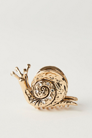 Modern Metal Claw Clip at Free People in Snail