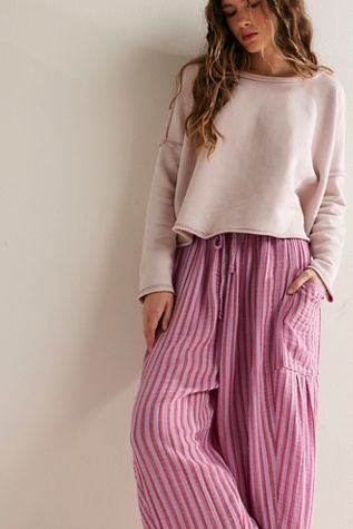 Frankies Bikinis Aimee Cloud Knit Pants | Free People