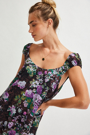 Wildflower Printed Mini Dress