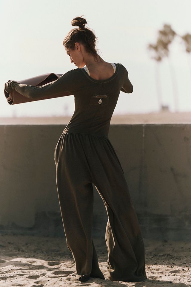 Hot Shot Wide-Leg Onesie #1