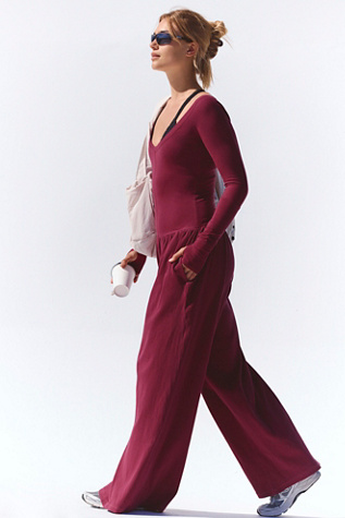 Hot Shot Wide-Leg Onesie