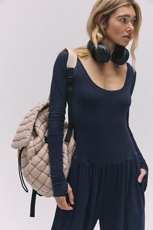 Hot Shot Wide-Leg Onesie - thumbnail 4