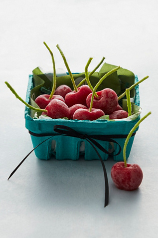 Cherry Candles Set of 10