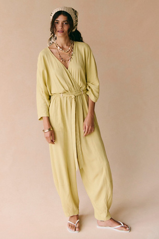 Khai One-Piece by free-est at Free People in Yellow, Size: XS