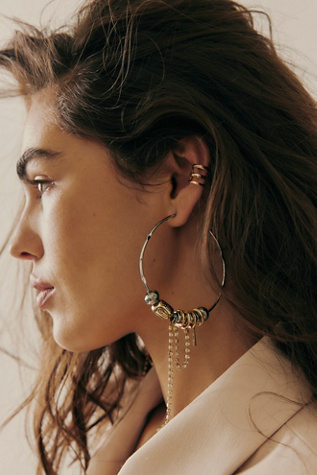 Flume Hoops par Free People en Métal Mixte, pour femme