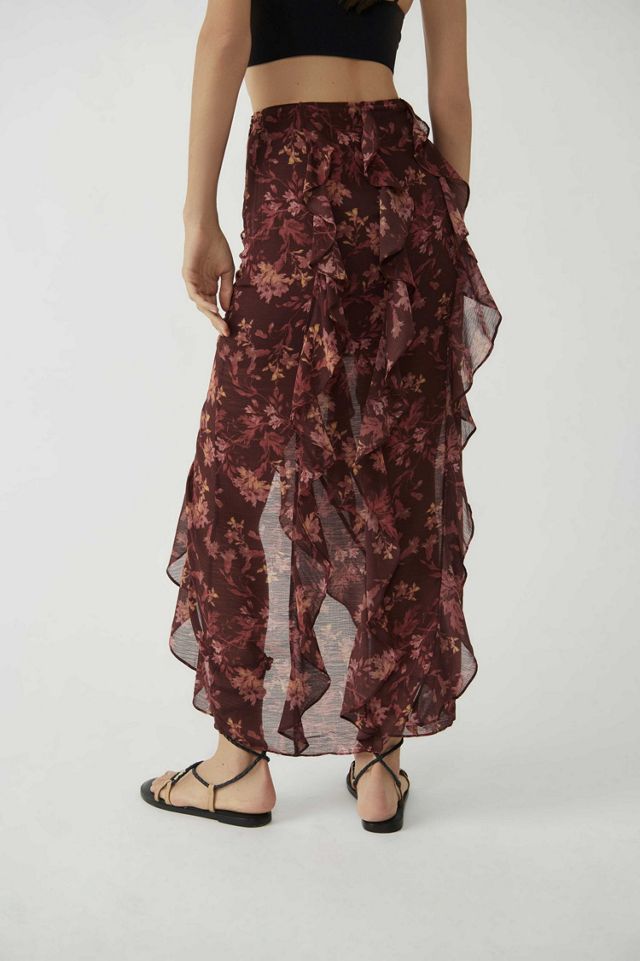 Flounce Around Maxi Skirt #1
