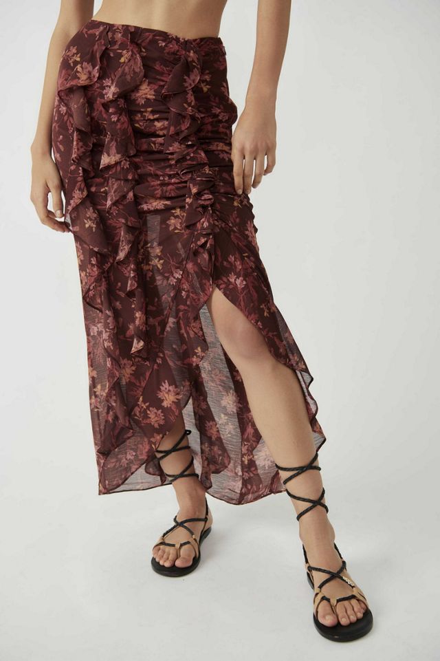 Flounce Around Maxi Skirt #2