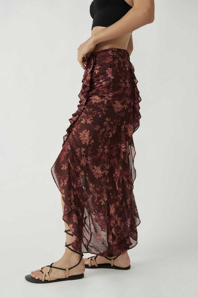 Flounce Around Maxi Skirt #3