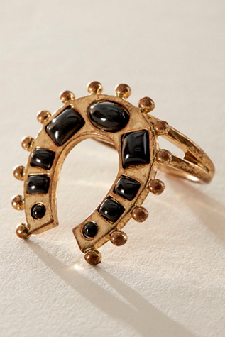 West Coast Ring at Free People in Black, Size: 7