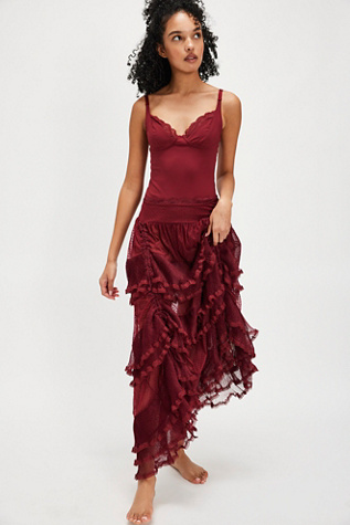 Forever Young Half Slip By Intimately At Free People In Aged Red, Size: XS