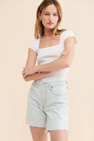 Levi's 501 Mid-Thigh Denim Shorts