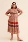 Spell & The Gypsy Printed Midi Corset Dress