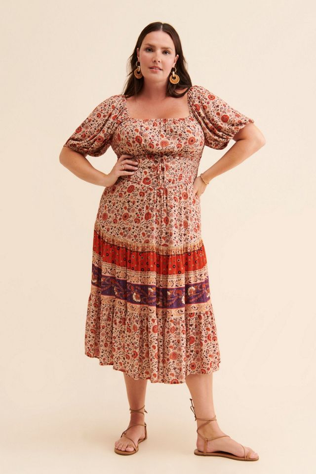 Spell & The Gypsy Printed Midi Corset Dress #3