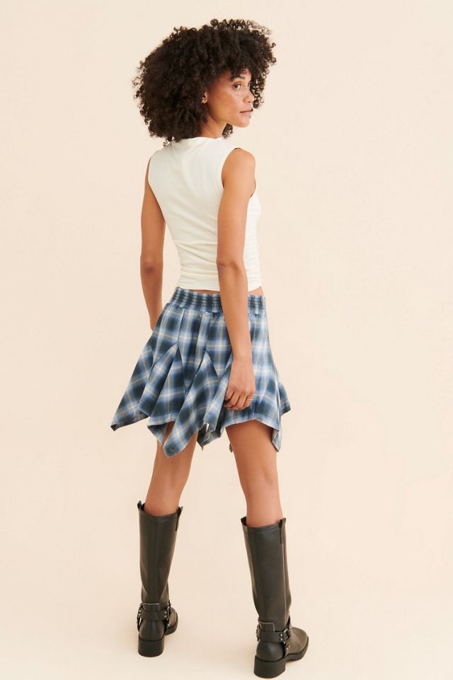 Xia Plaid Mini Skirt #1