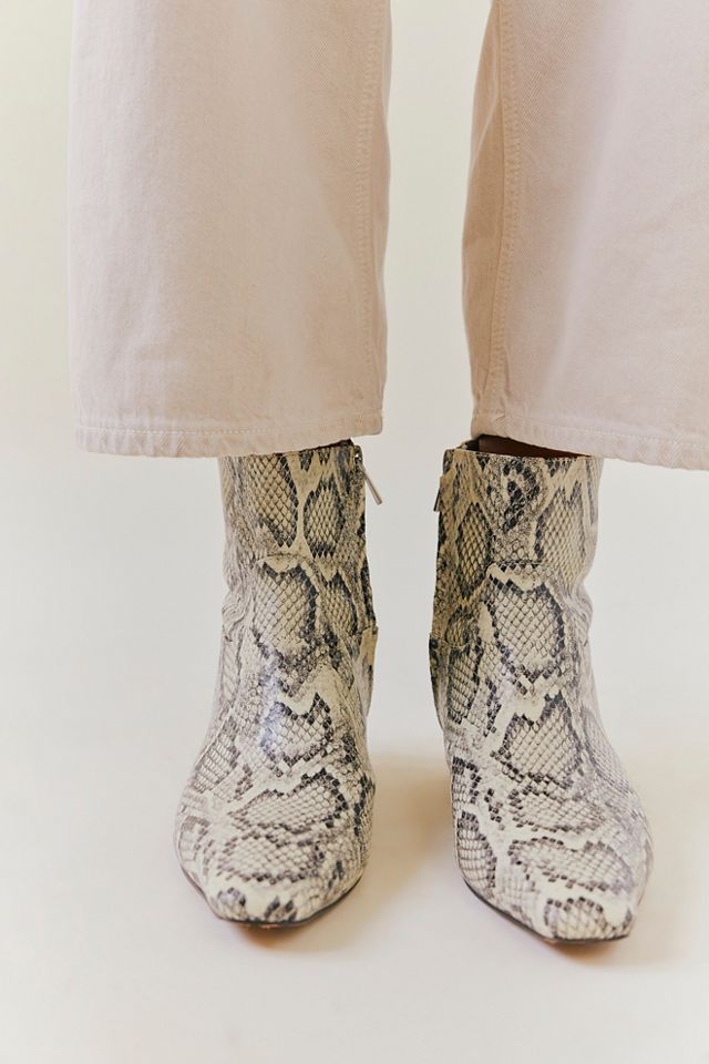 Easy Does It Snake Print Boots Free People