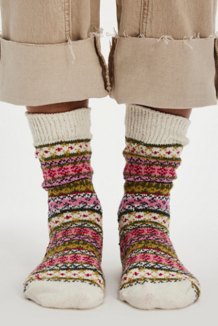 American Trench Cotton Fair Isle Socks product page