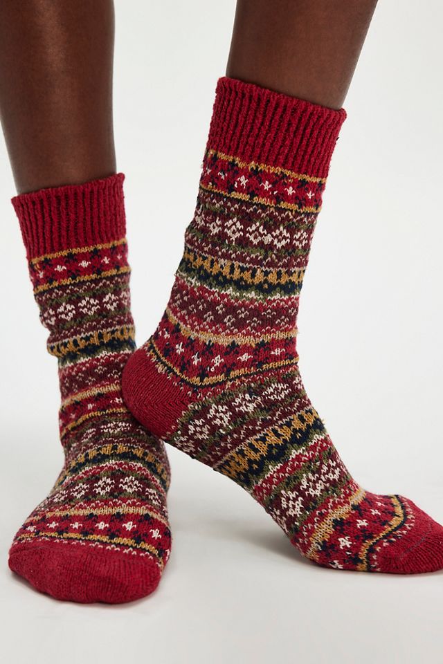 Chaussettes Fair Isle en Coton American Trench #1