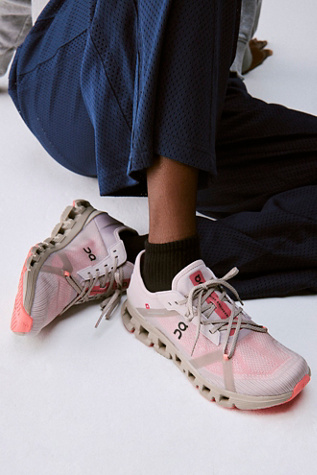 On Cloud X 4 AD Sneakers at FP Movement, Mauve/Salmon, US 8