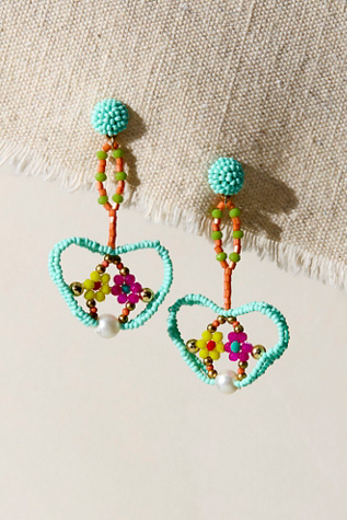 Rita Beaded Dangle Earrings