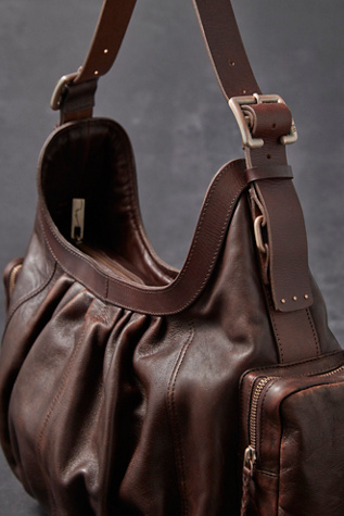 Женская сумка We The Free Hattie Hardware Shoulder, цвет: Тёмно-коричневый — фото 5