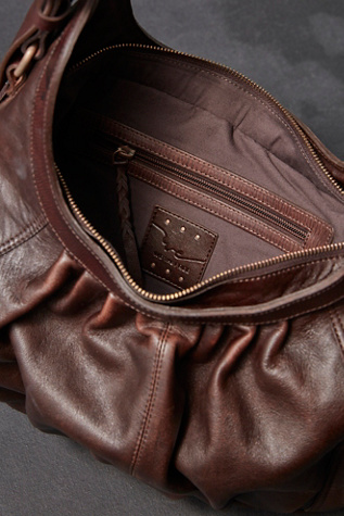 Женская сумка We The Free Hattie Hardware Shoulder, цвет: Тёмно-коричневый — фото 6
