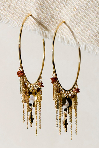 Madrid Hoops At Free People In Gold Combo