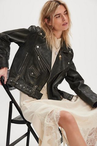 We The Free Jealousy Leather Moto Jacket | Free People